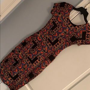 Tribal Midi Bodycon Dress